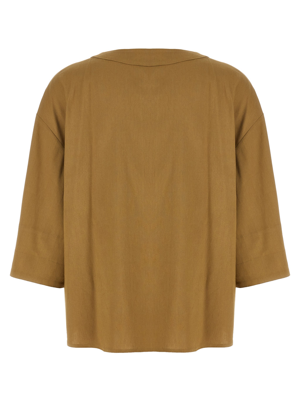 Beige Linen Blouse