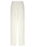 White Linen Casual Pants