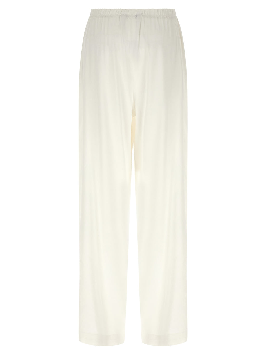 White Linen Casual Pants