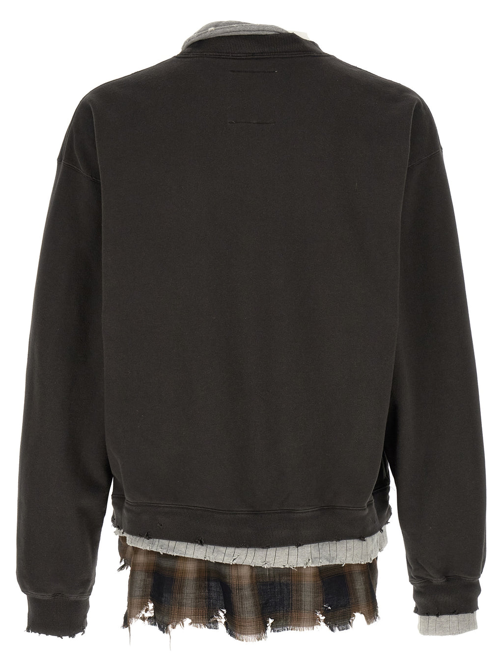Black Cotton Sweatshirt