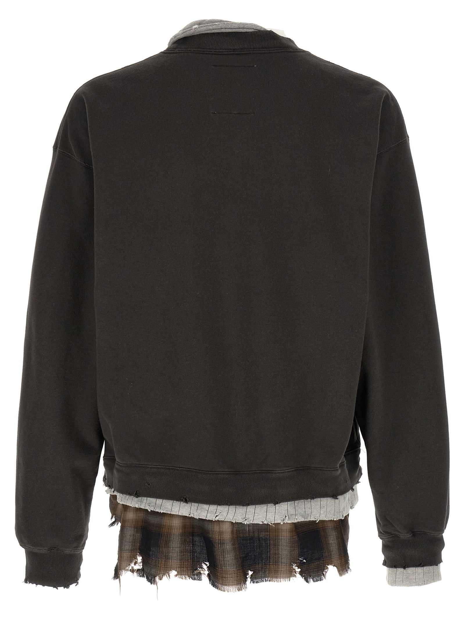 Black Cotton Sweatshirt