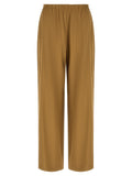 Beige Linen Casual Pants