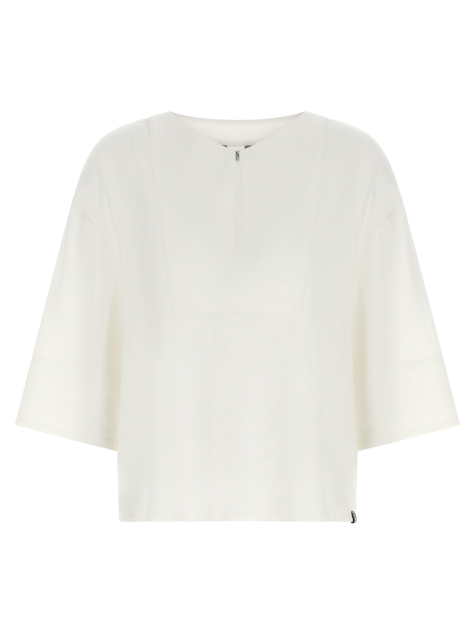 White Linen Blouse