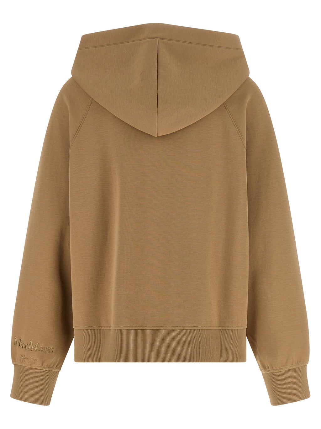 Beige Cotton Hoodie