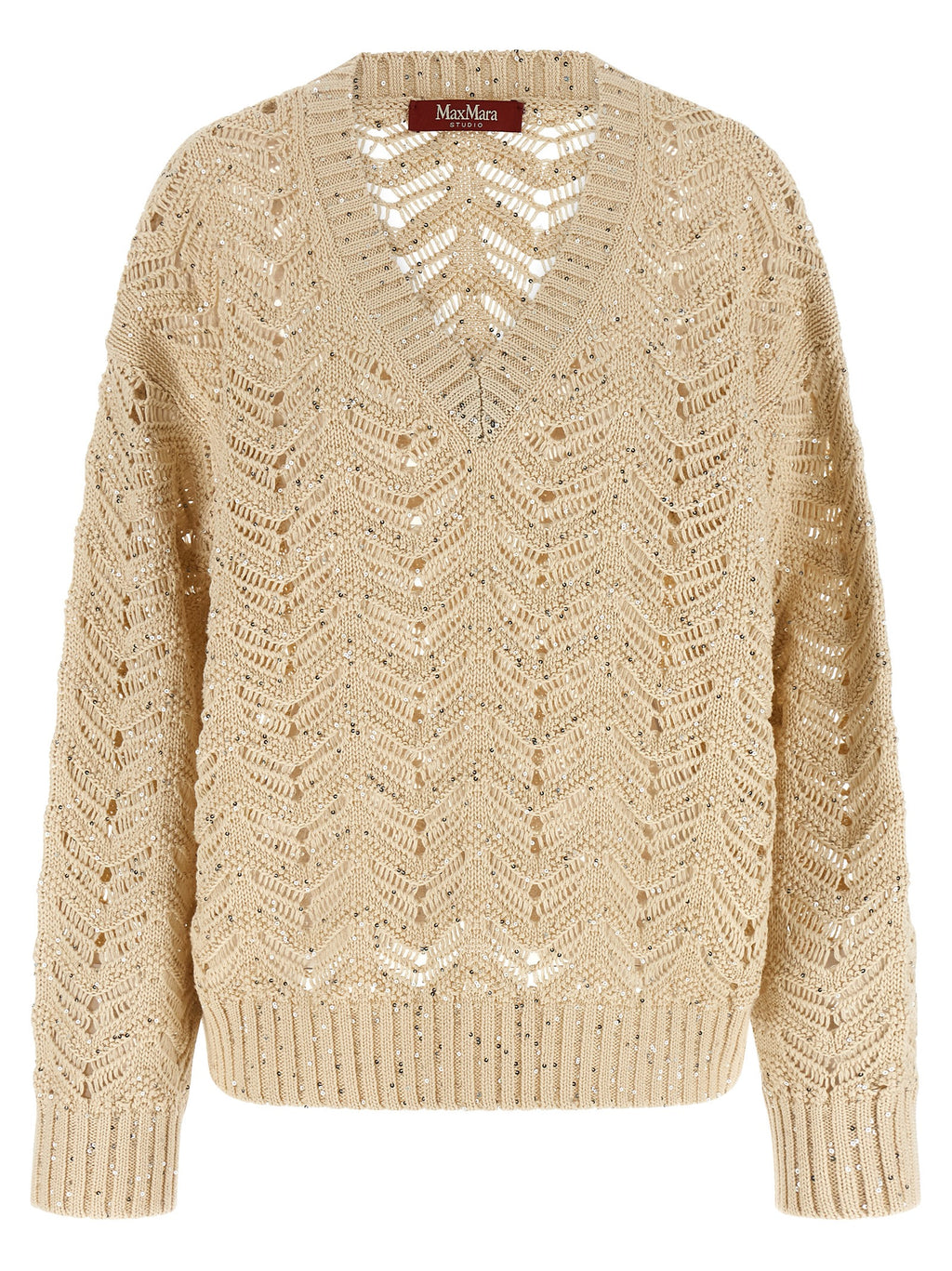 Beige Cotton Cardigan