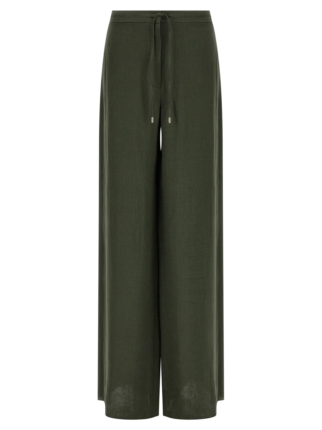 Bicolor Linen Casual Pants