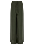 Bicolor Linen Casual Pants