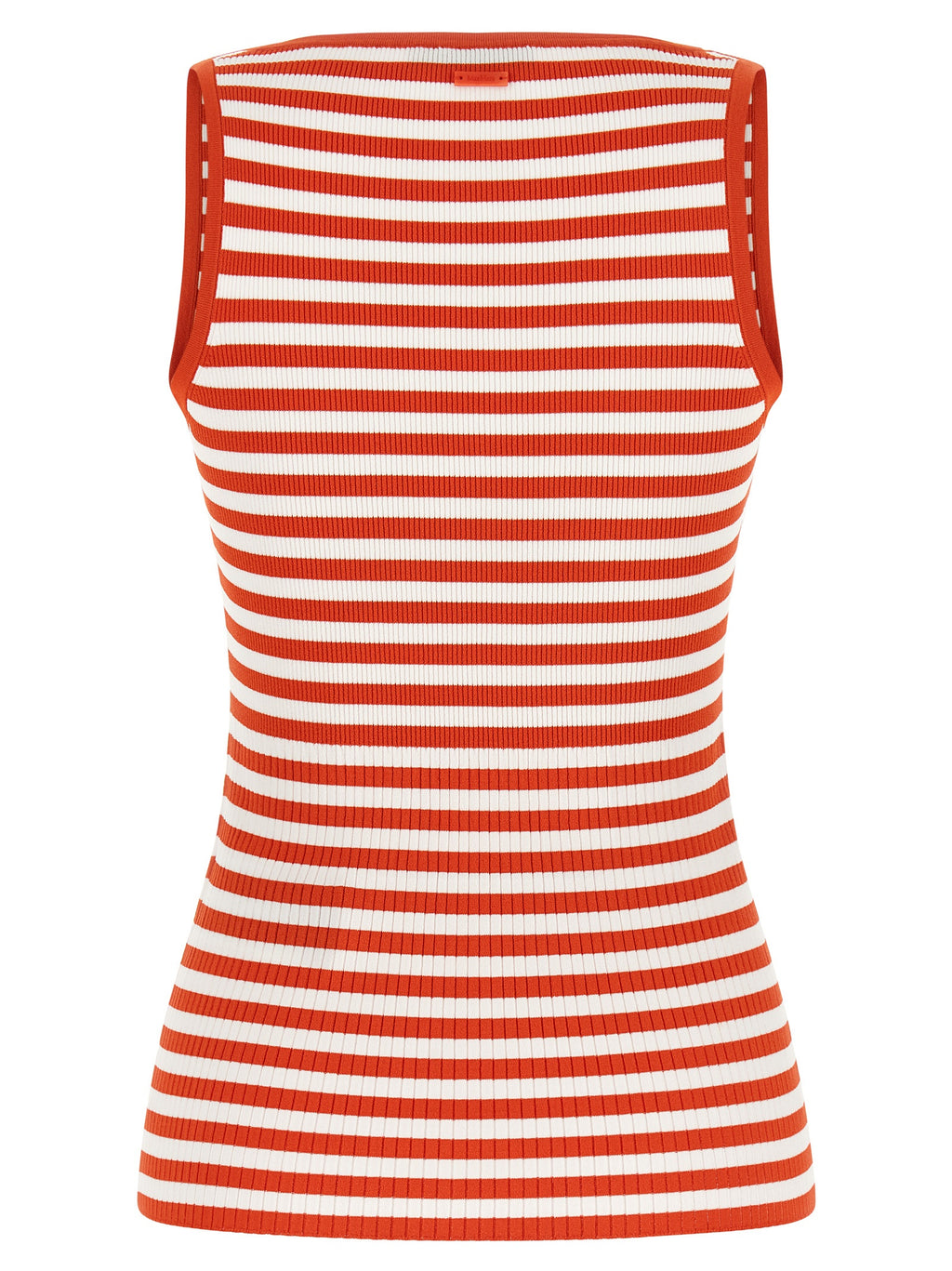 Multicolor Viscose Sleeveles T-Shirt