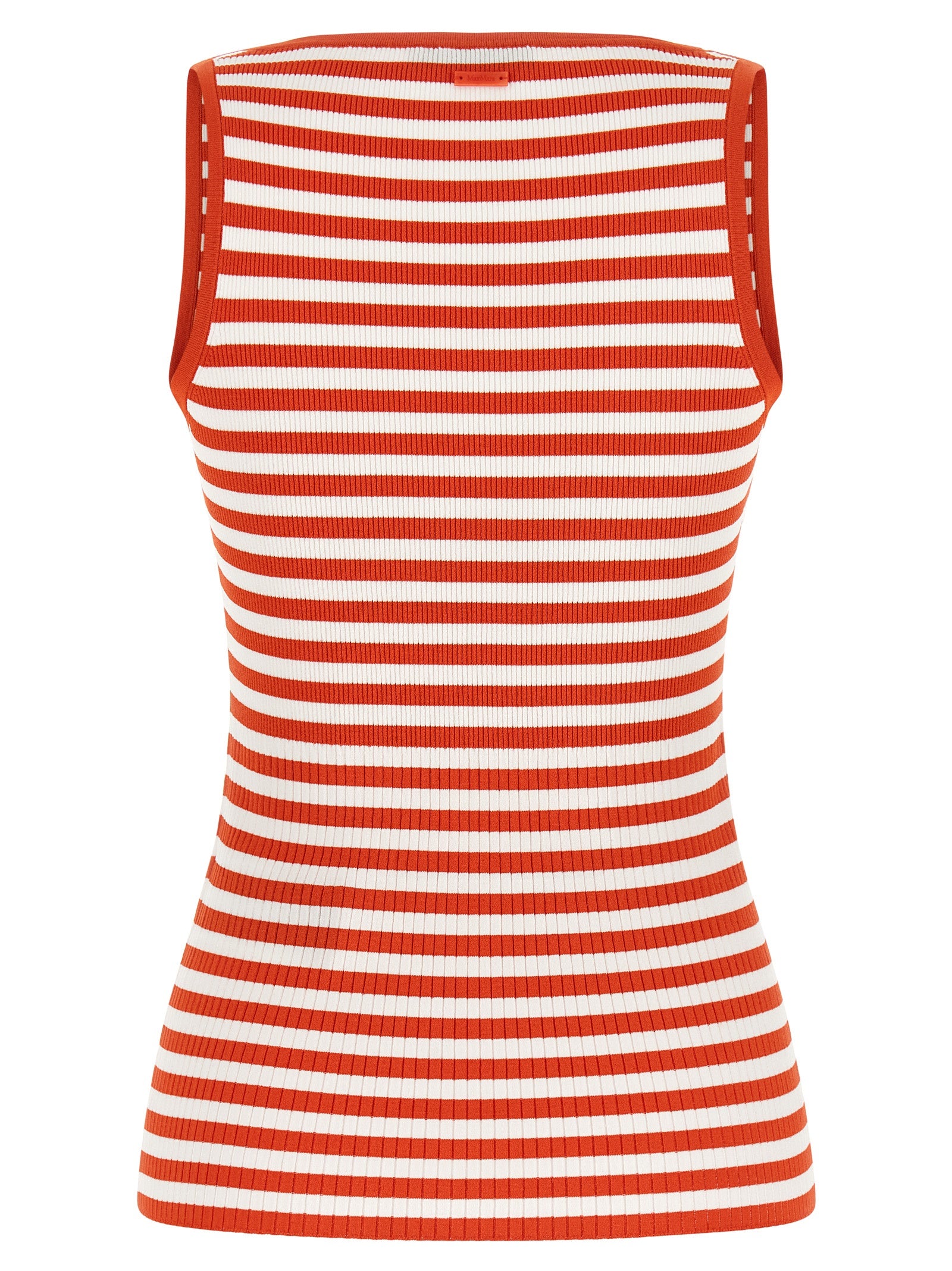 Multicolor Viscose Sleeveles T-Shirt