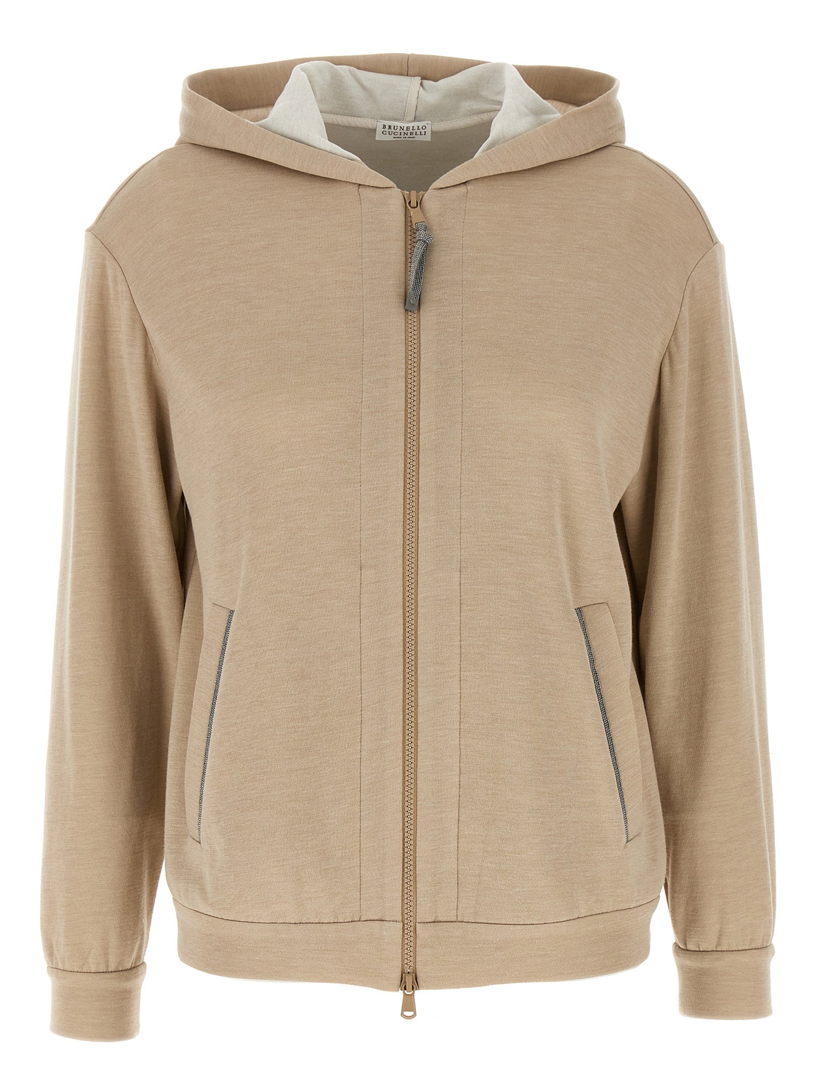 Beige Cotton Cardigan