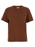 Brown Cotton T-Shirt