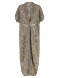 Brown Linen Cardigan