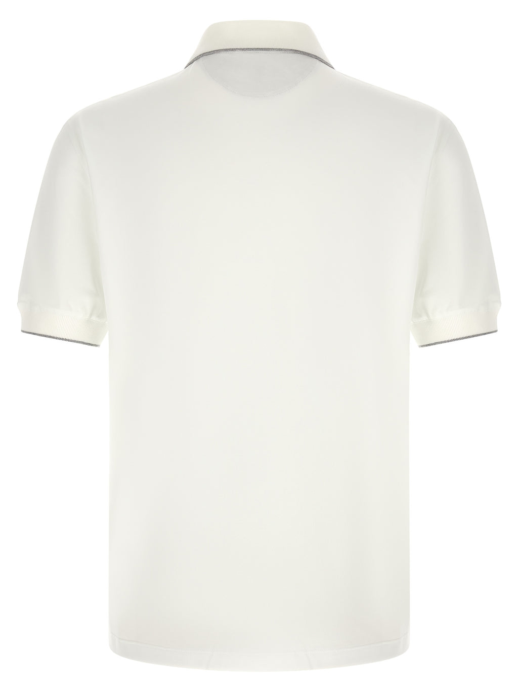 White Polyamide Polo Shirt