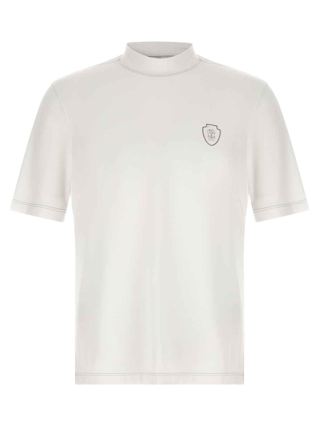 White Polyamide T-Shirt