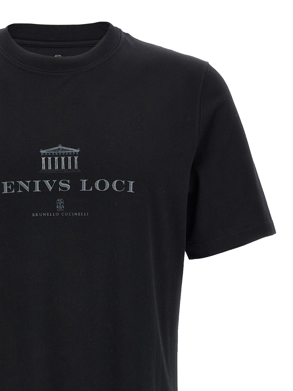 Black Cotton T-Shirt