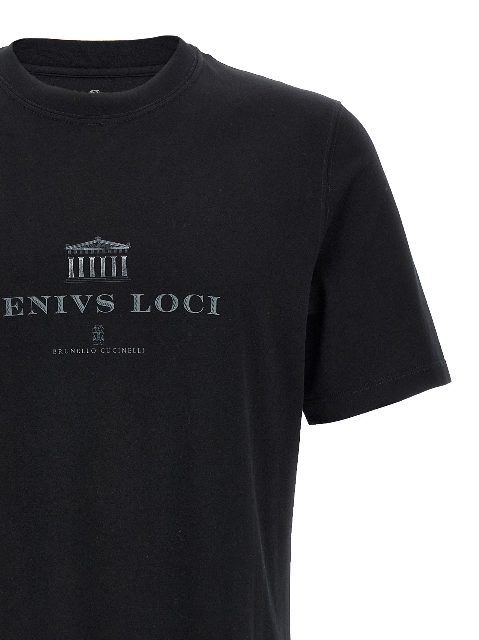 Black Cotton T-Shirt