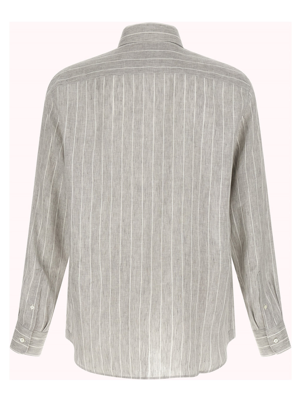 Gray Linen Blouse