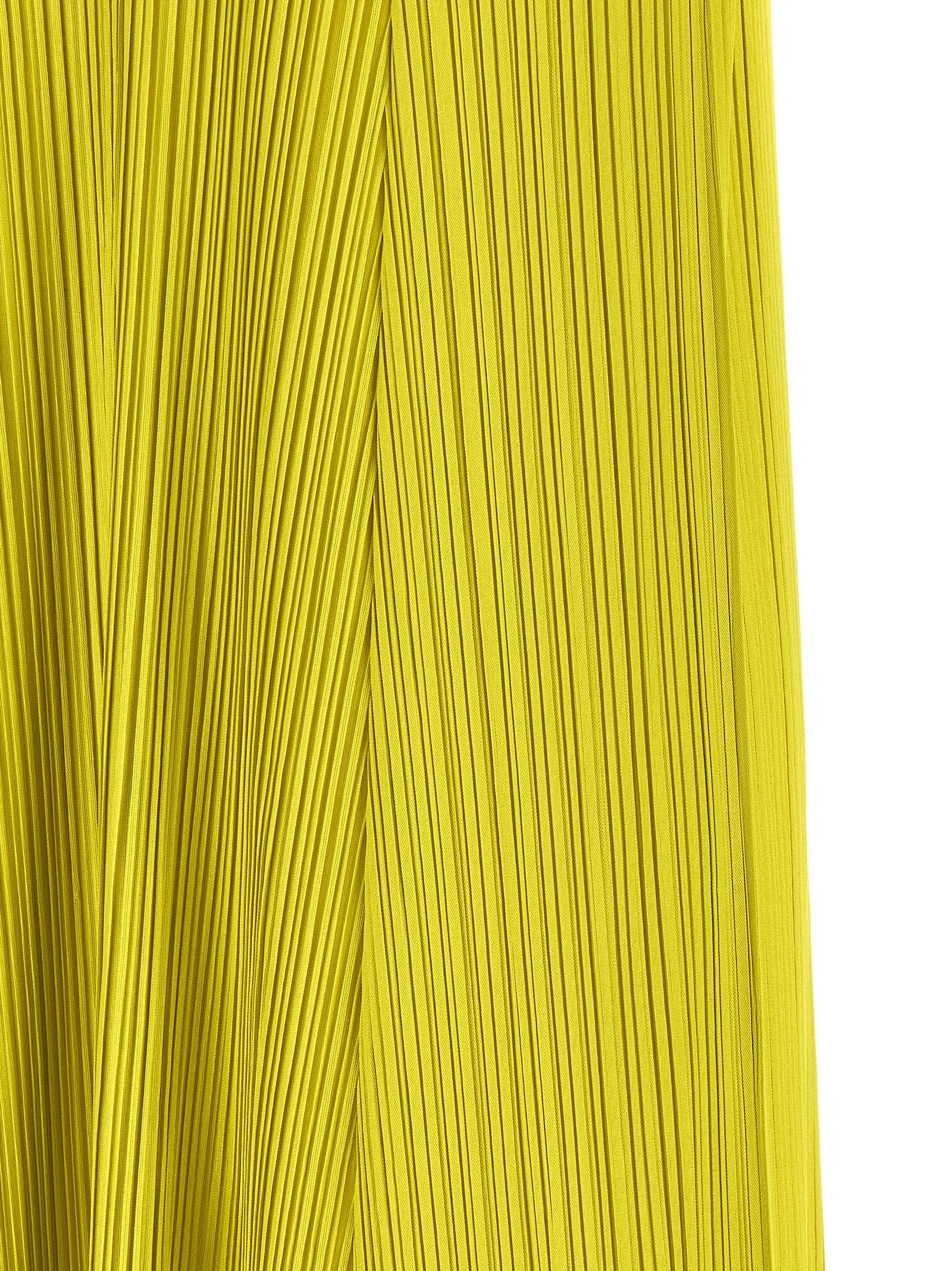Bicolor Polyester Midi Dress