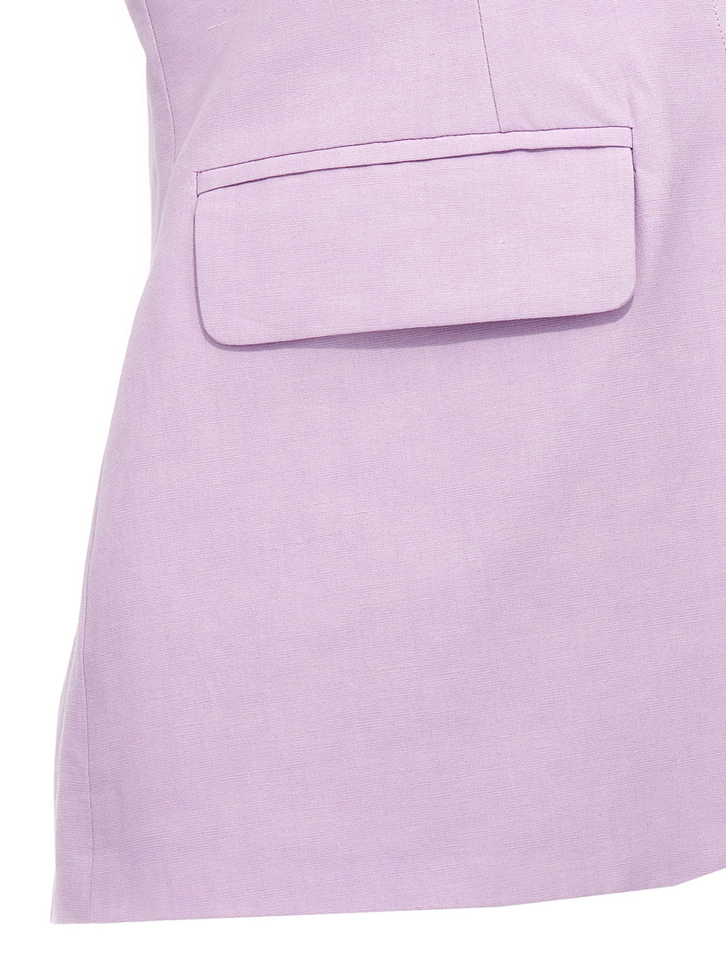 Purple Cotton Blazer