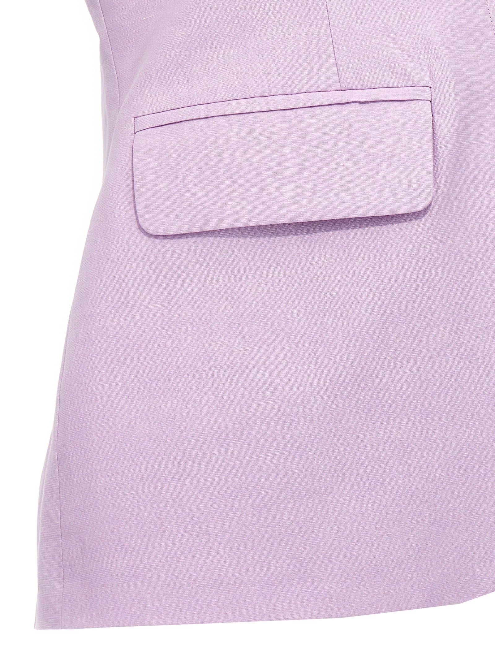 Purple Cotton Blazer