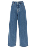 Blue Cotton Relaxed Fit Jeans