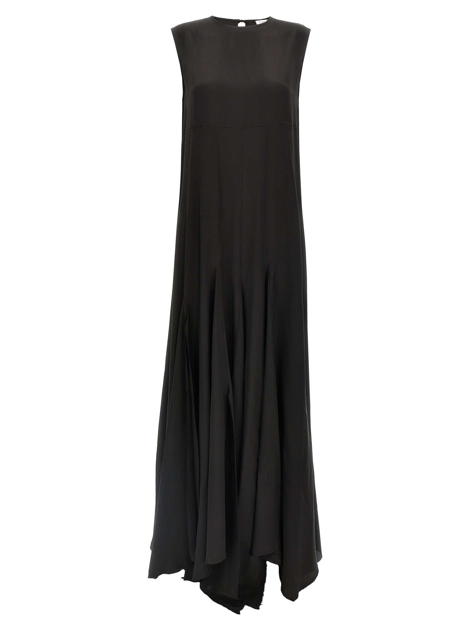 Black Silk Long Dress