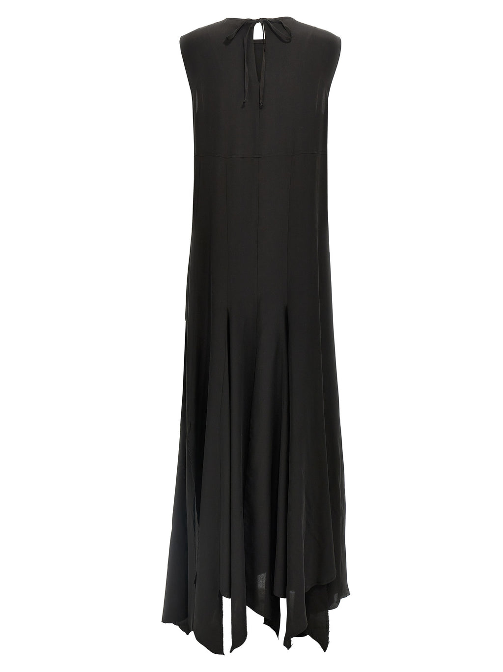 Black Silk Long Dress