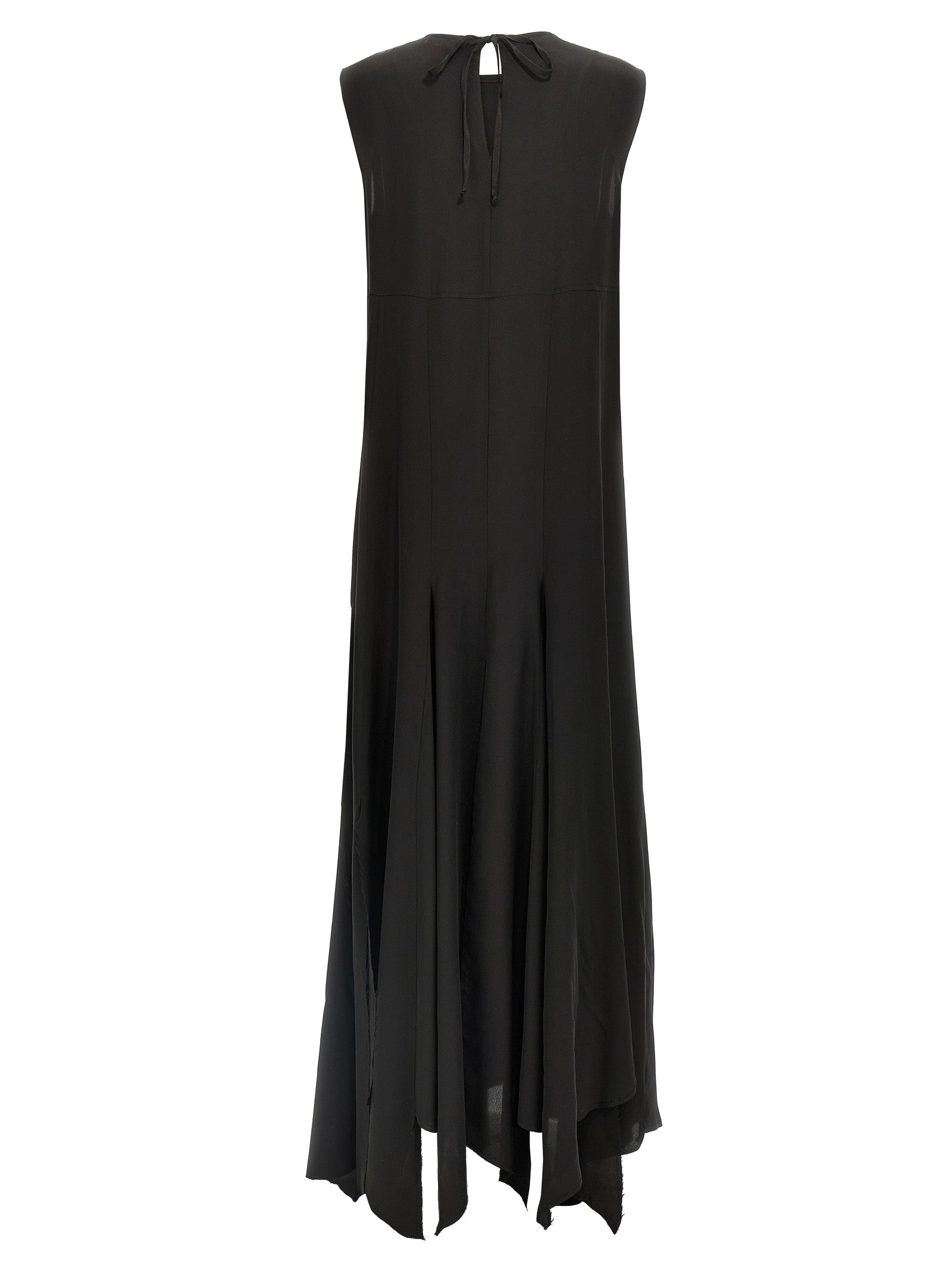 Black Silk Long Dress