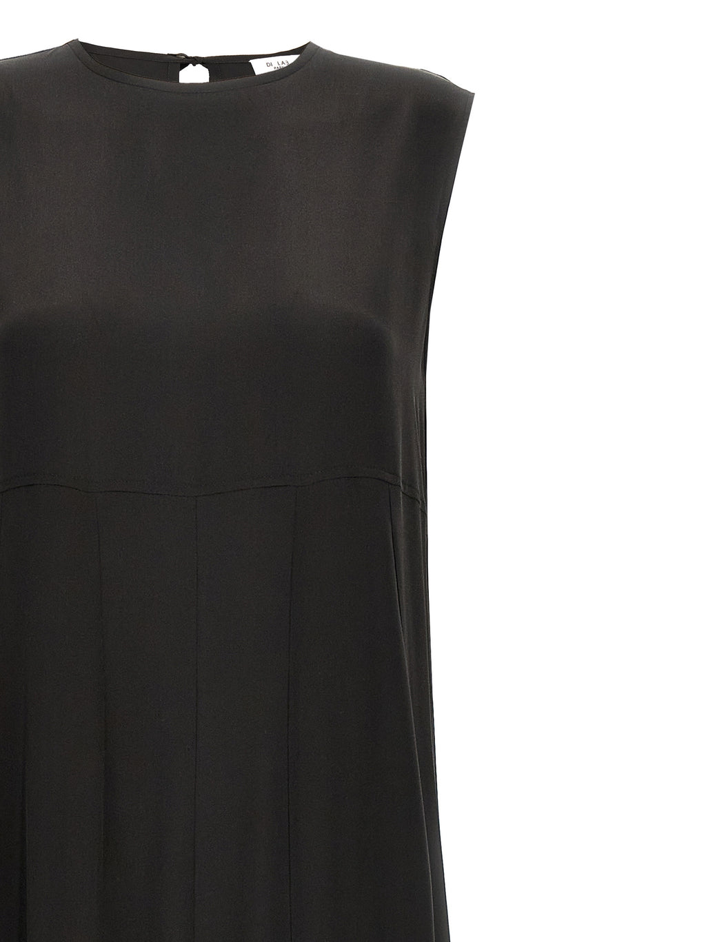 Black Silk Long Dress