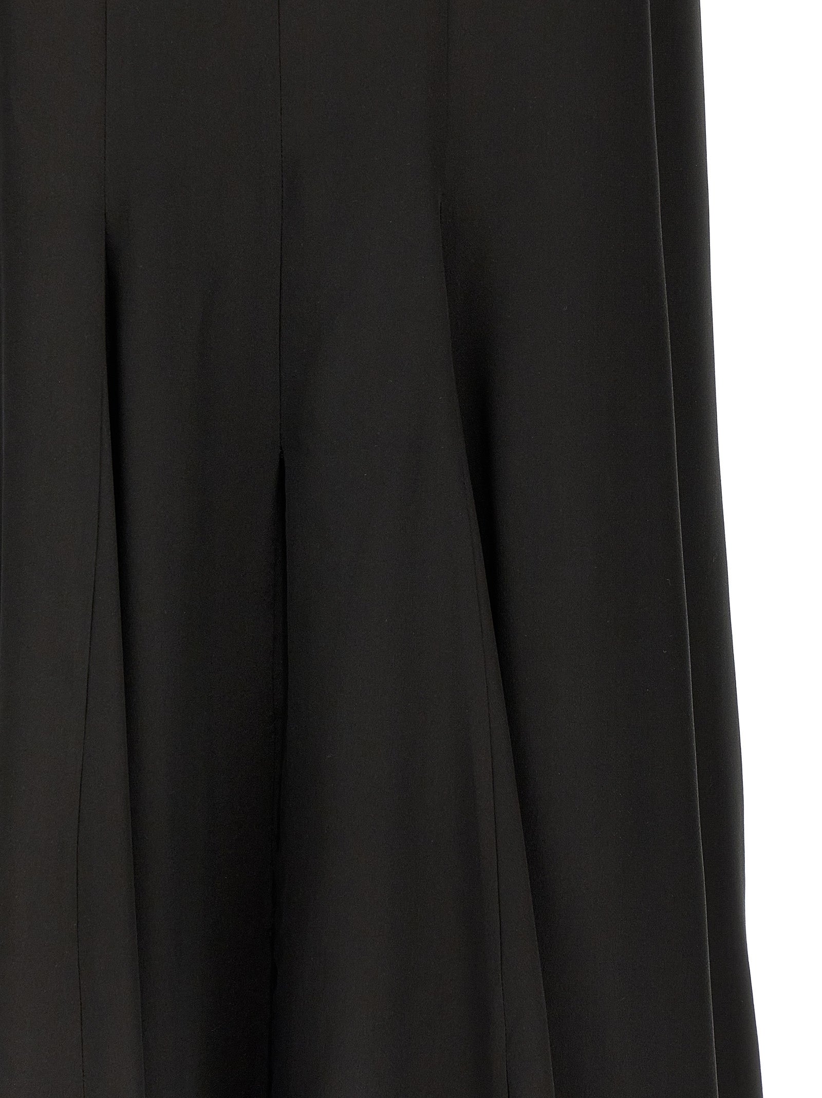 Black Silk Long Dress
