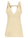 Beige Viscose Shirt