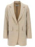 Beige Virgin Wool Blazer