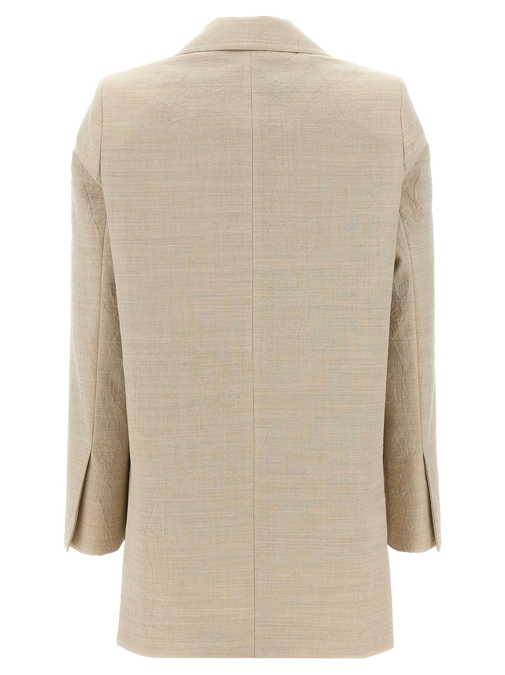 Beige Virgin Wool Blazer