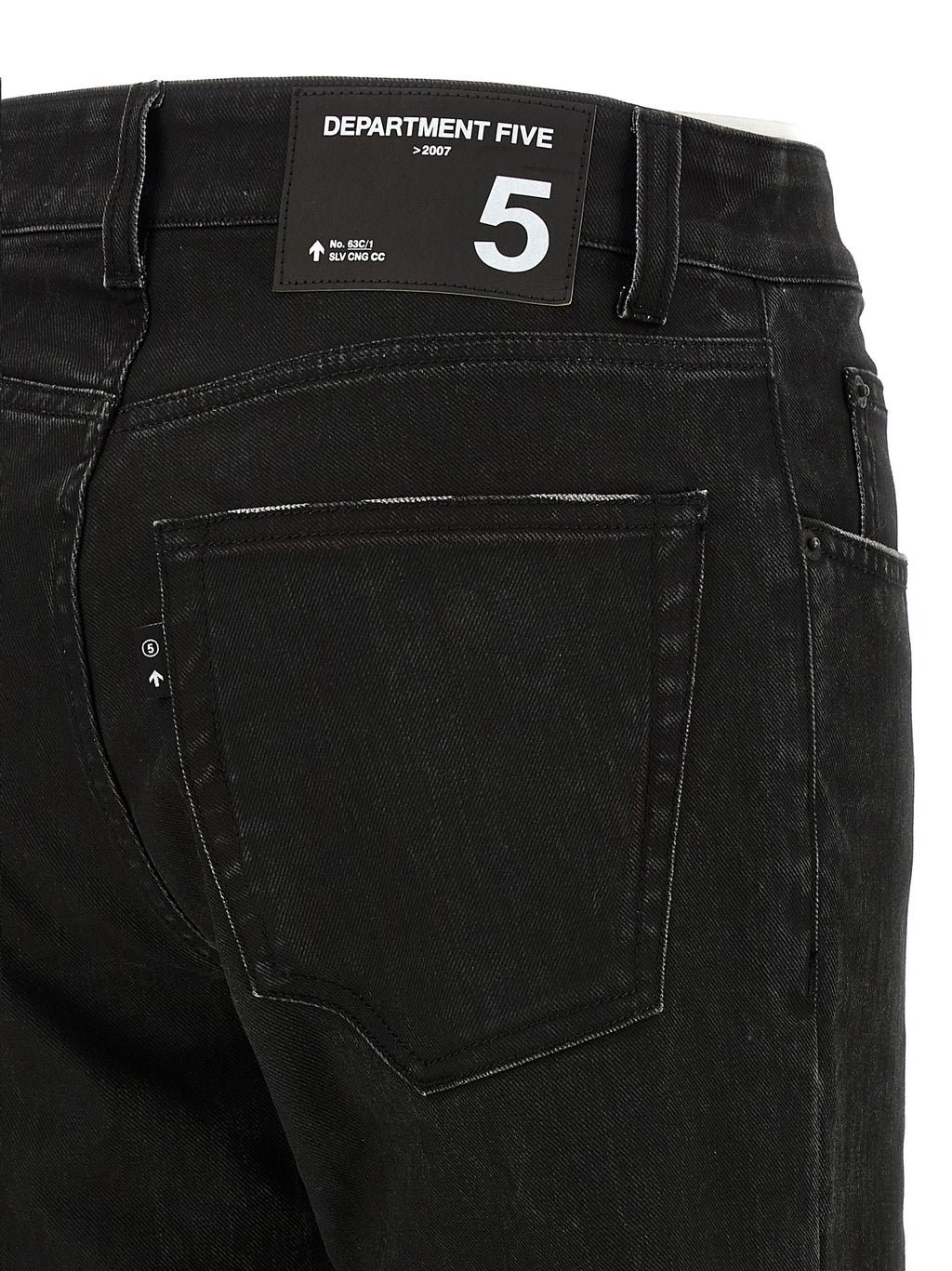 Black Cotton Jeans Denim