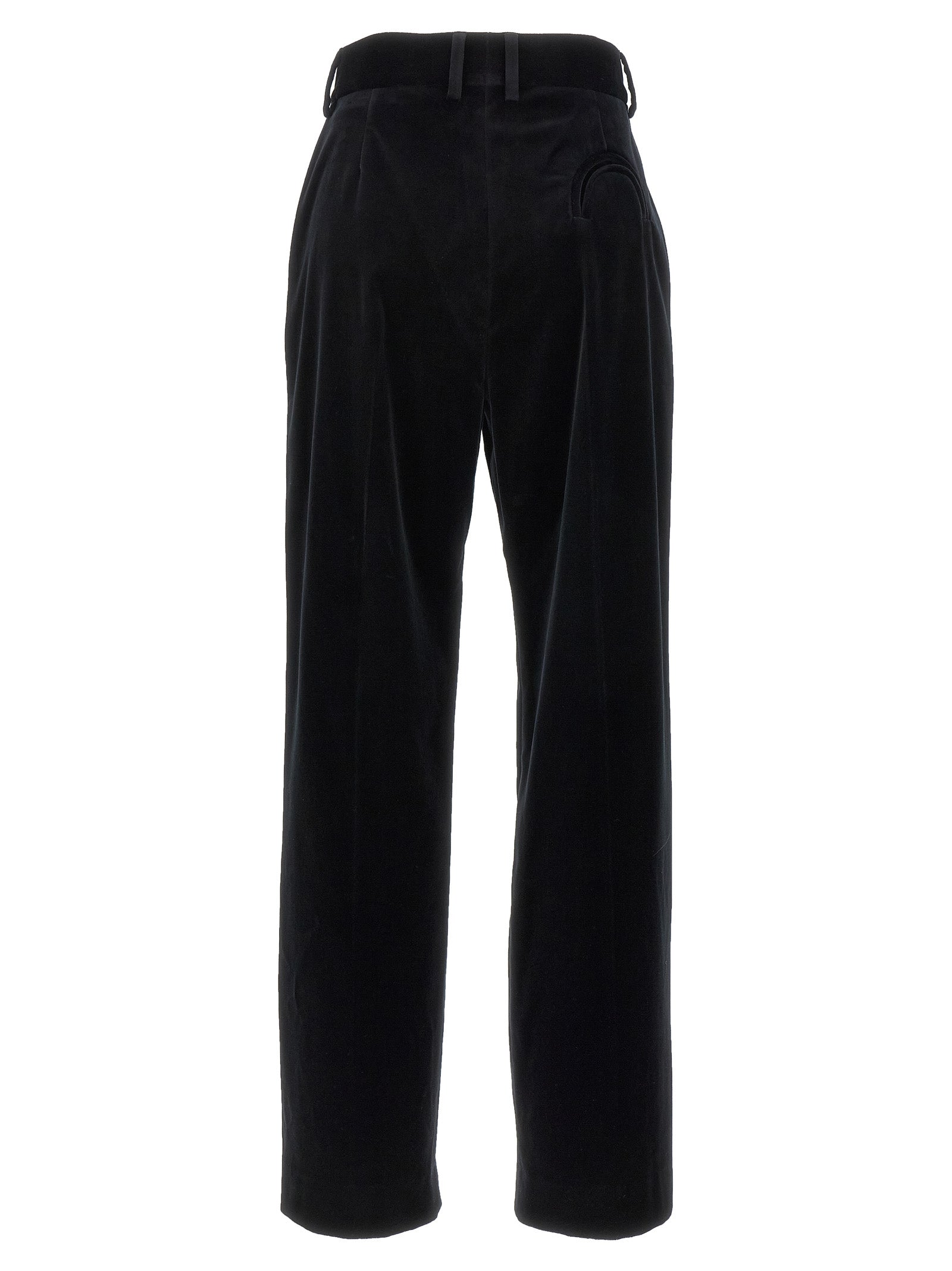 Black Cotton Dress Pants