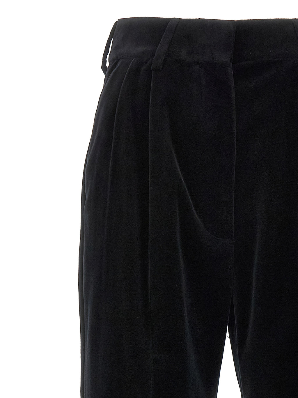 Black Cotton Dress Pants