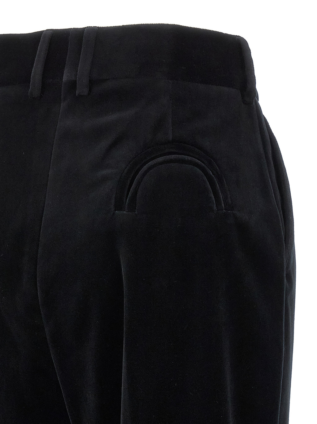 Black Cotton Dress Pants