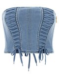 Blue Cotton Blouse