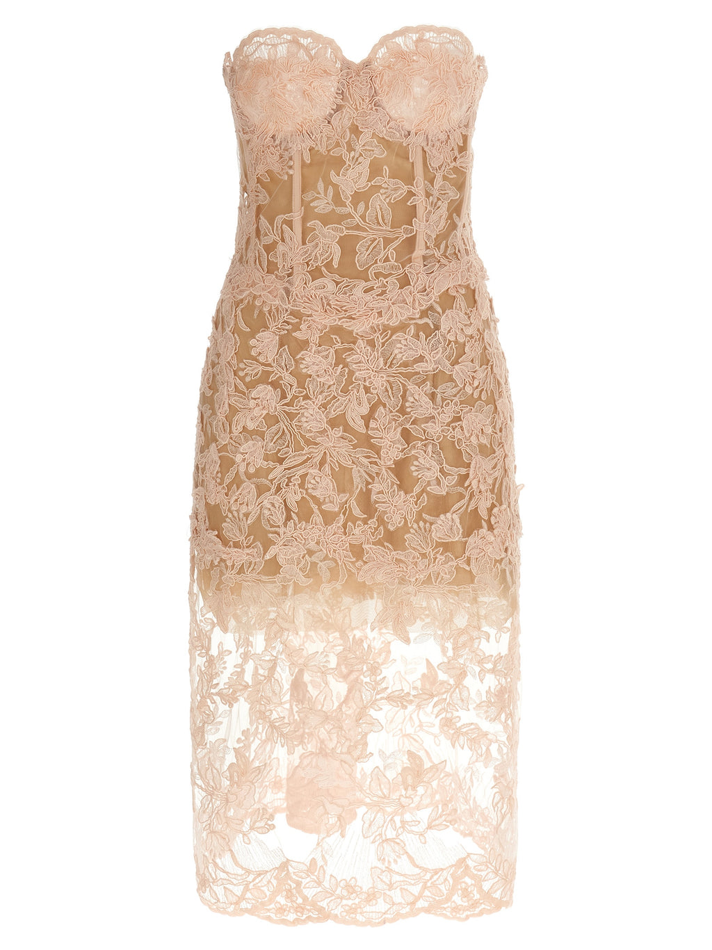 Multicolor Polyester Midi Dress