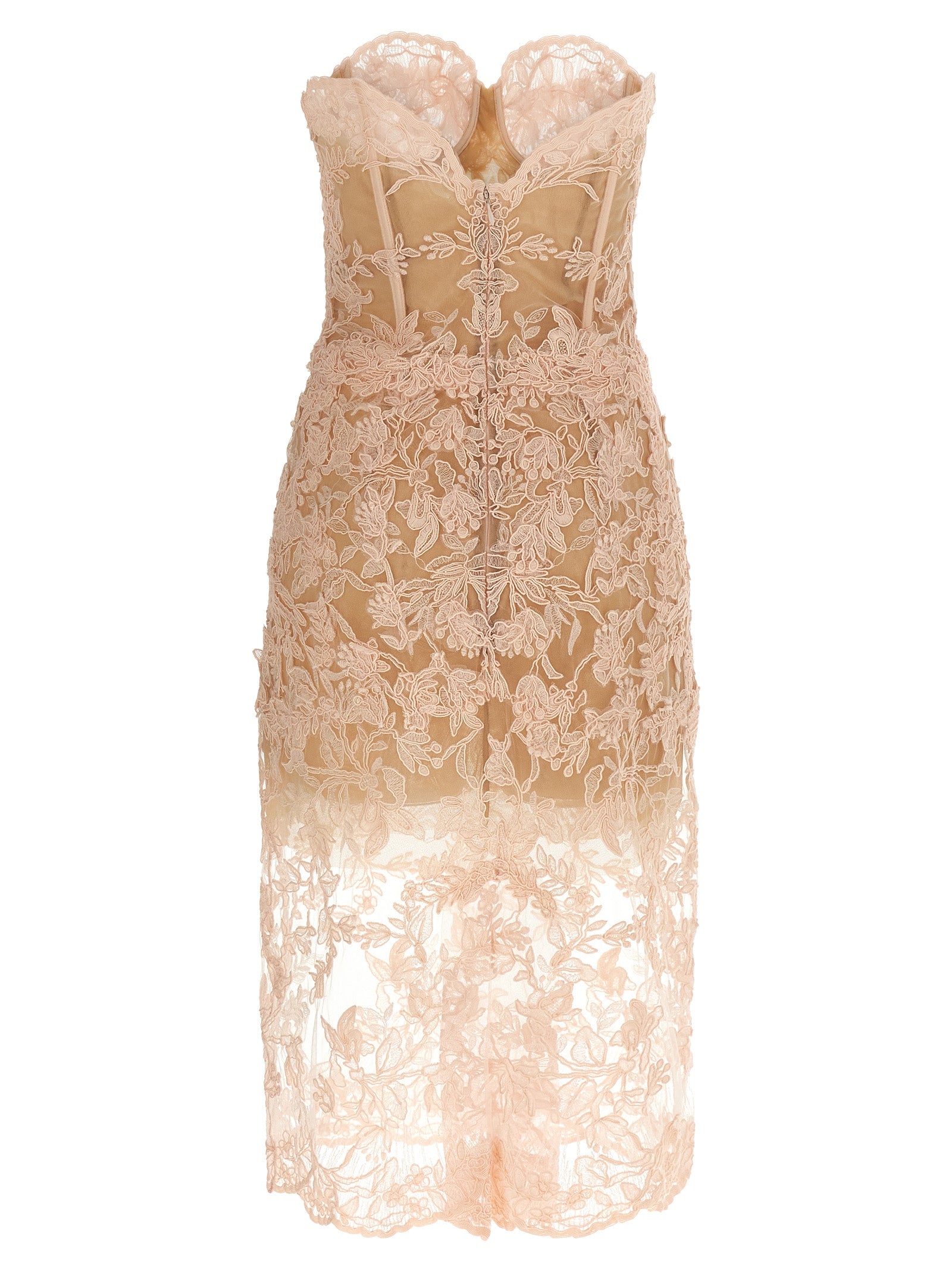 Multicolor Polyester Midi Dress