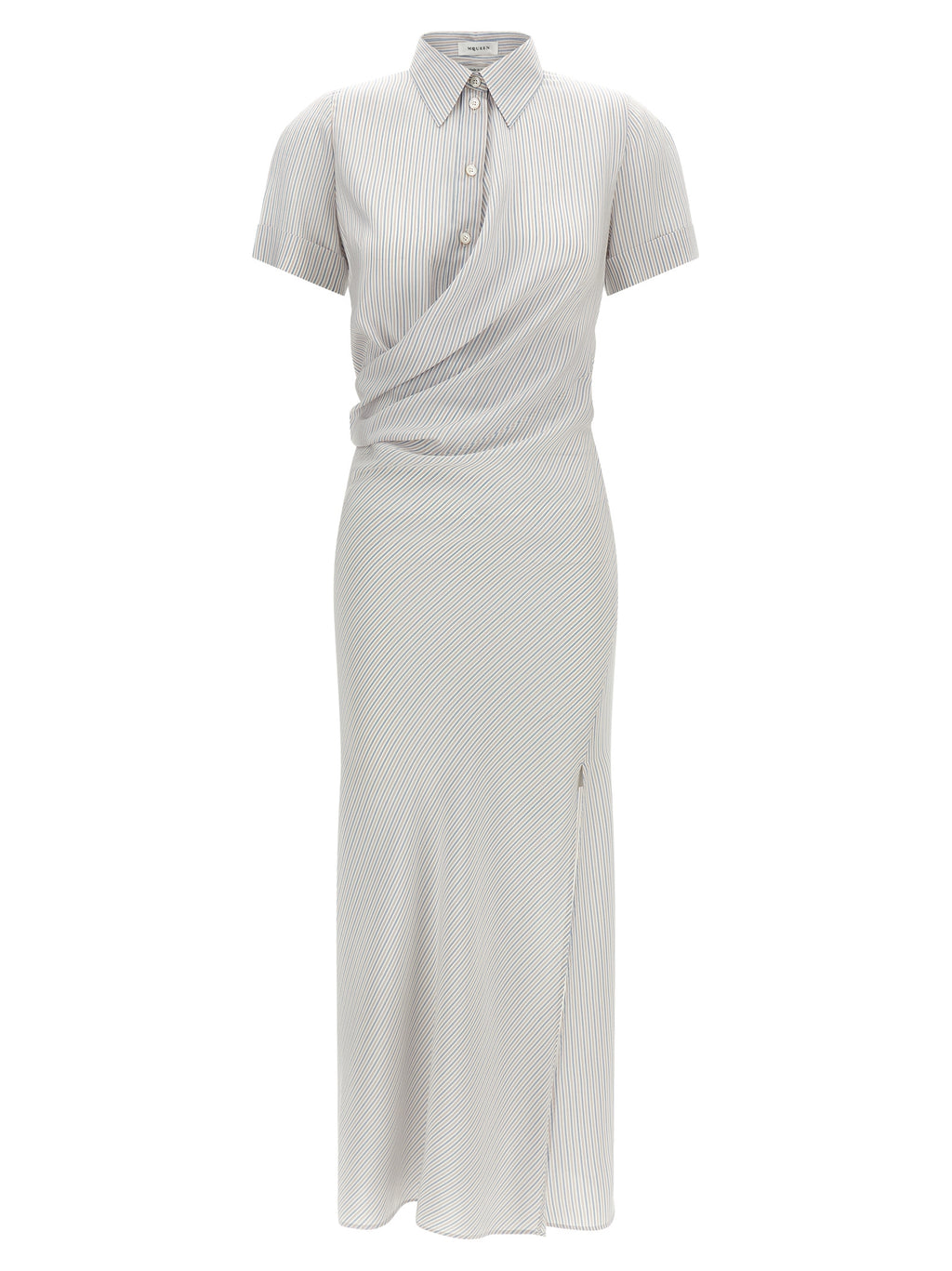 Multicolor Silk Long Dress