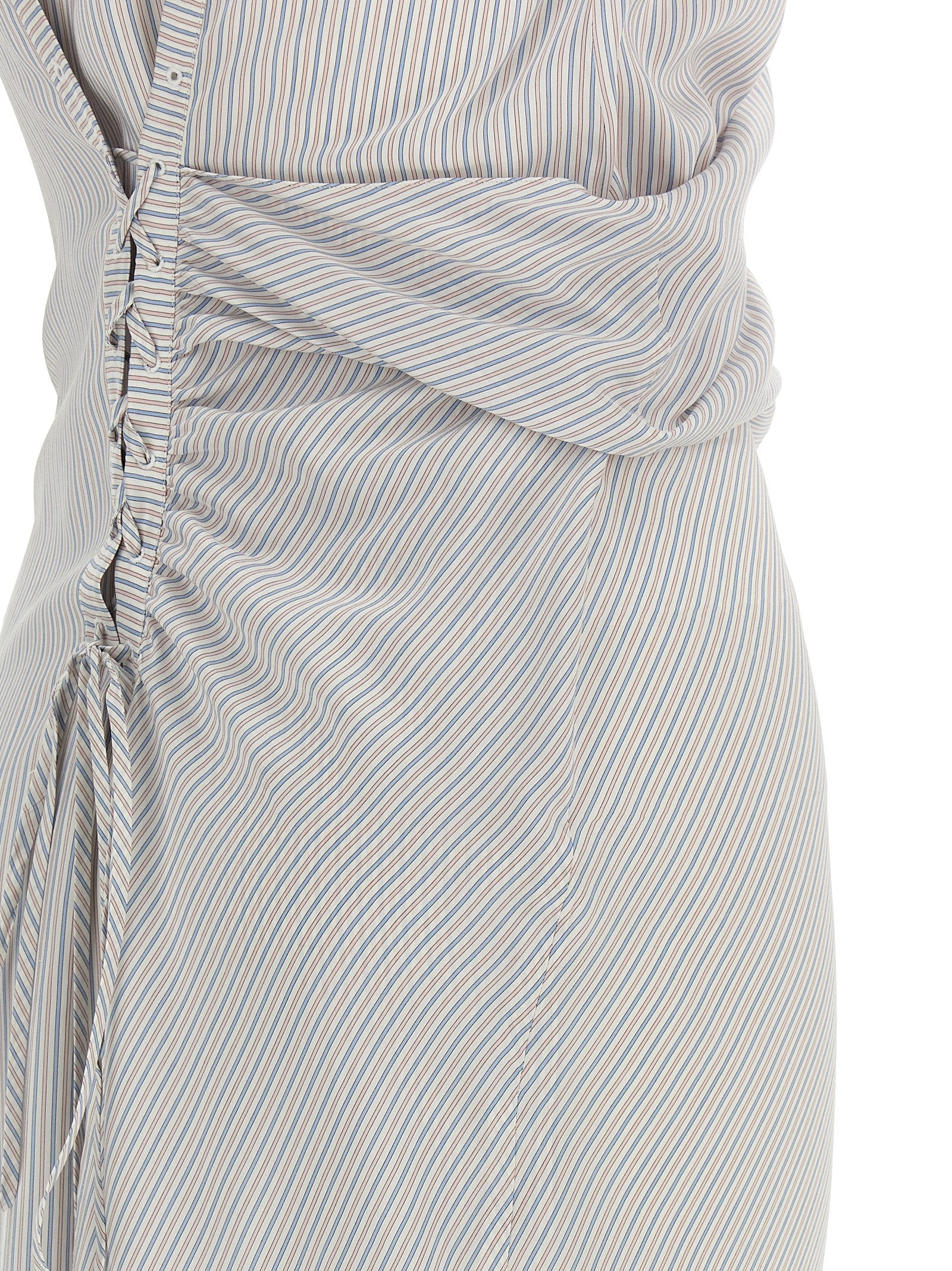 Multicolor Silk Long Dress
