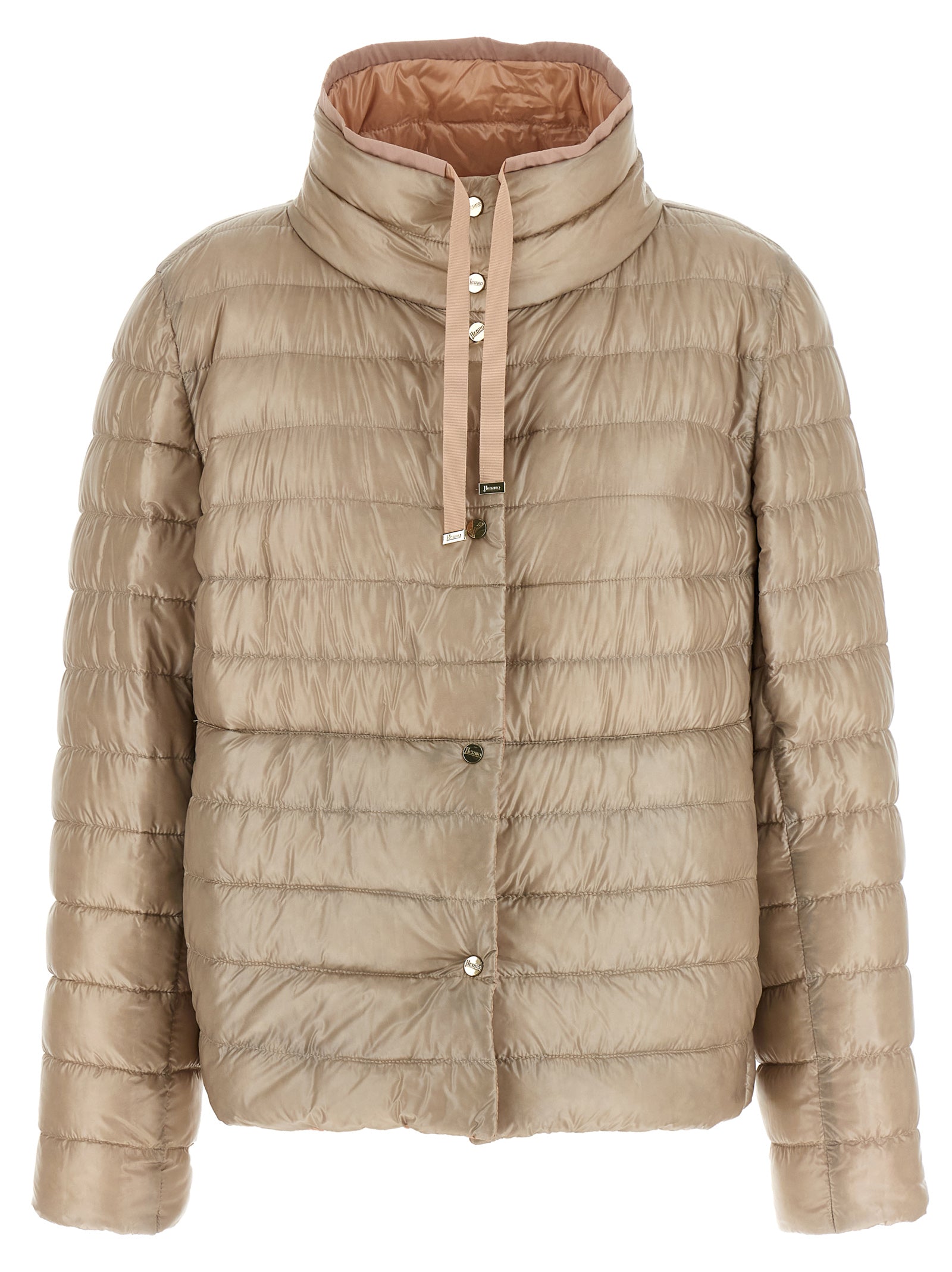 Multicolor Polyamide Full-Length Jacket