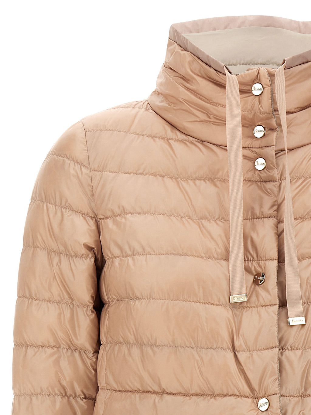 Multicolor Polyamide Full-Length Jacket