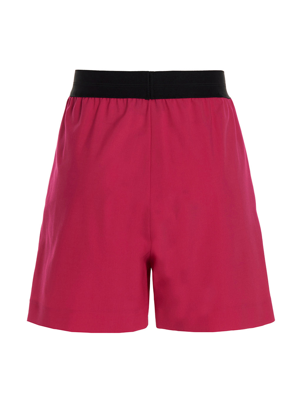 Fuchsia Virgin Wool Bermuda Shorts