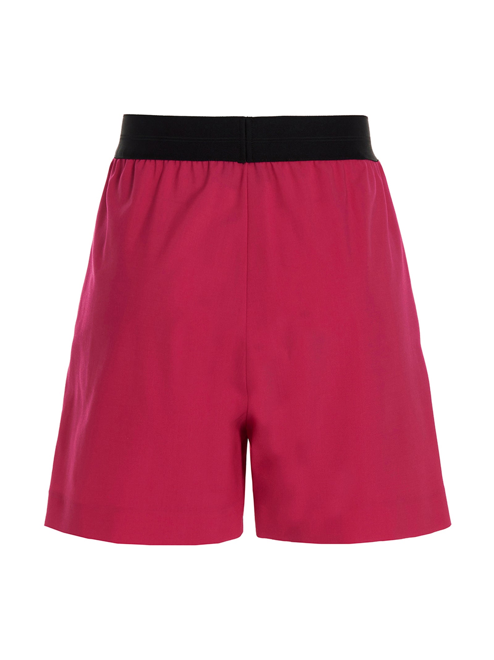 Fuchsia Virgin Wool Bermuda Shorts