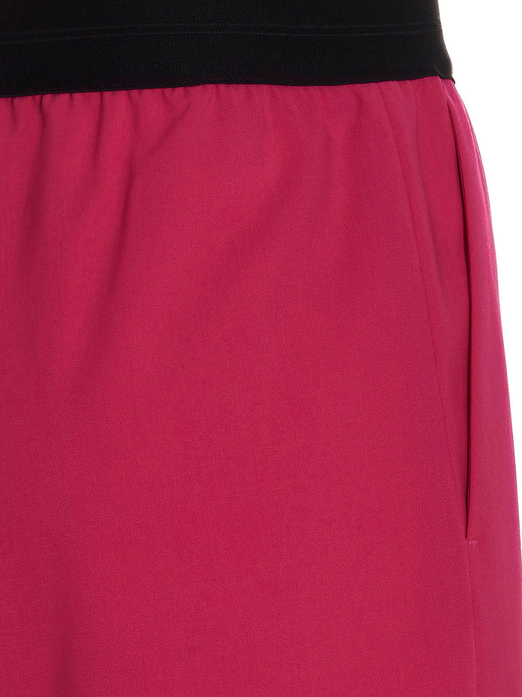 Fuchsia Virgin Wool Bermuda Shorts