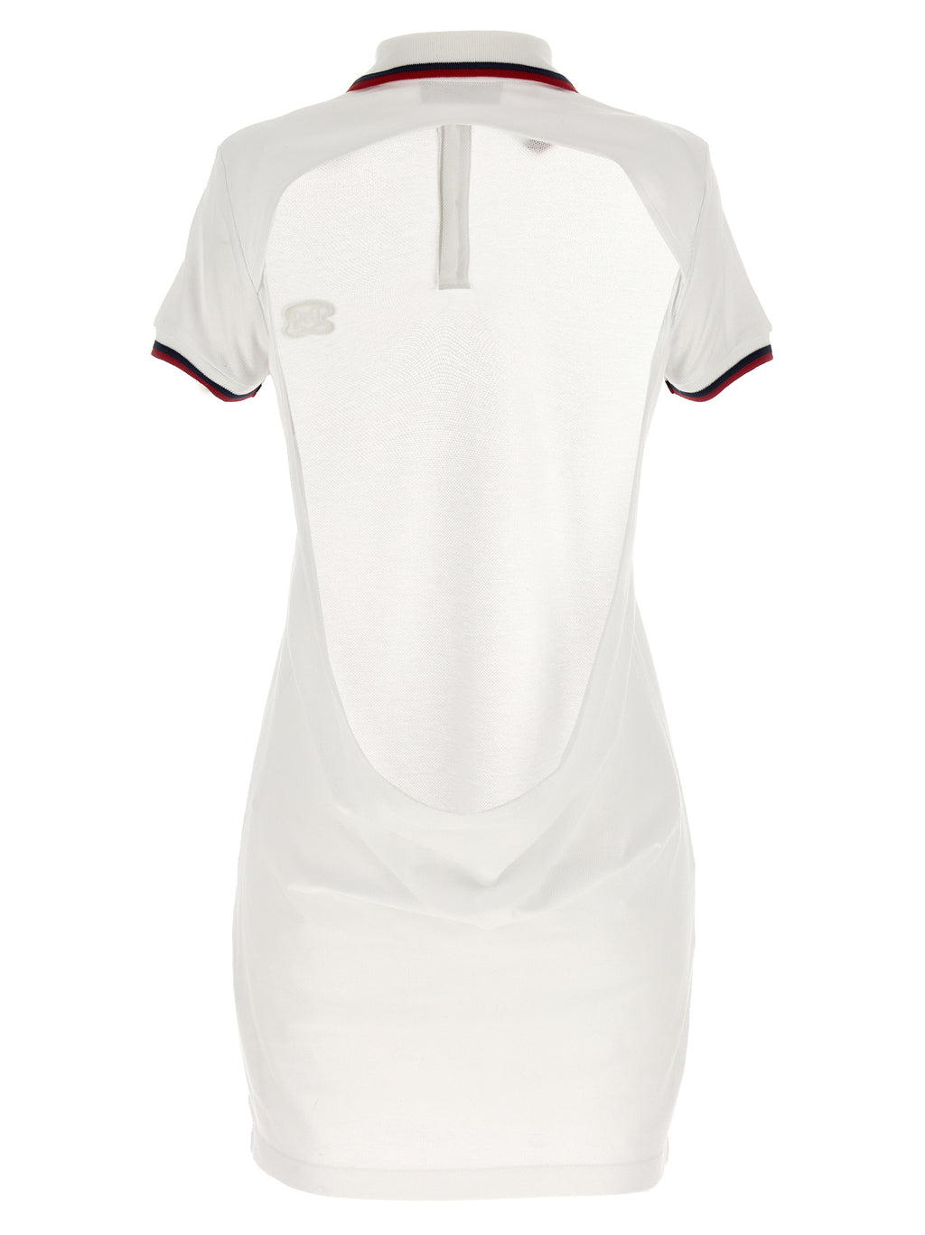 White Cotton Short Dress