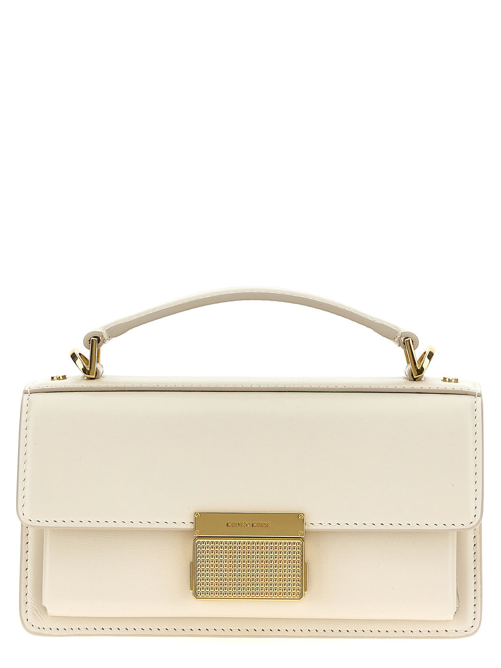 White Cowhide Handbag