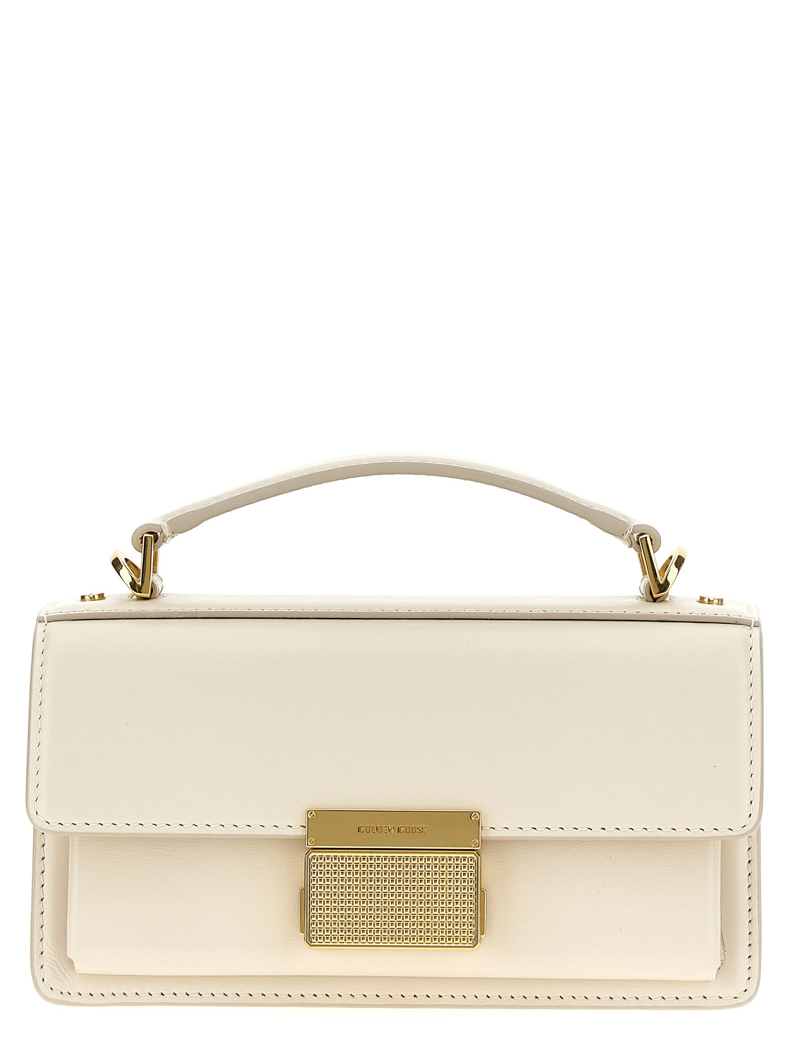 White Cowhide Handbag